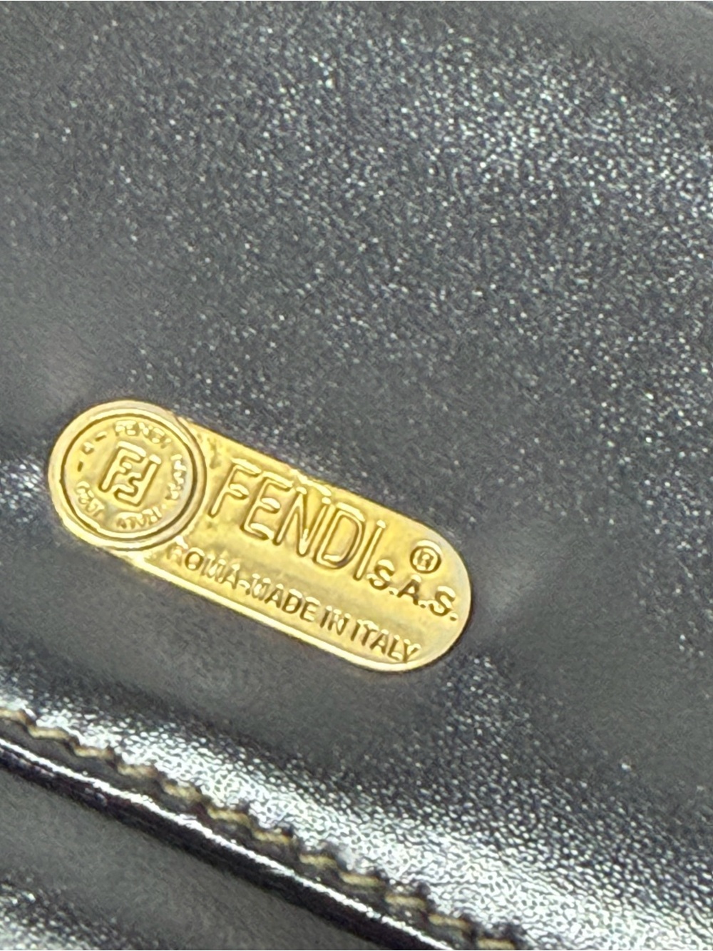 Vintage Fendi Pequin Striped Dome Wallet - Picture 9 of 13